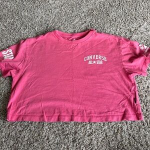 Converse Women's Pink All-Star Crop Top